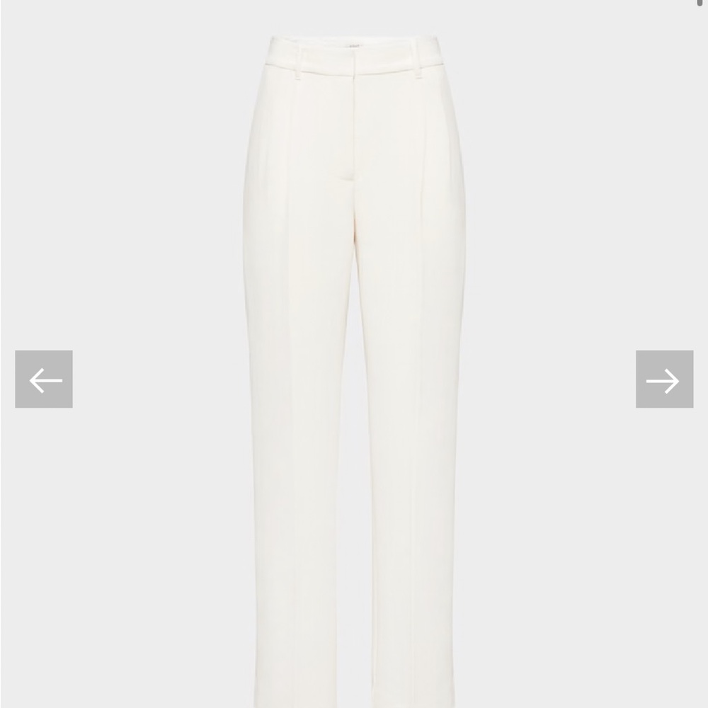 Aritzia Effortless Trousers in Light Birch